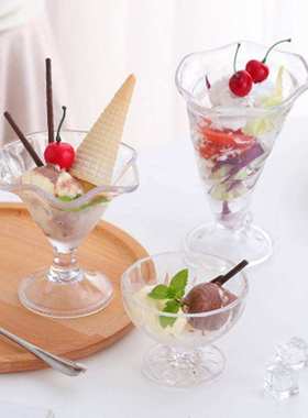 Sundae and Dessert Cup Ultra Clear See Through Thick Solid