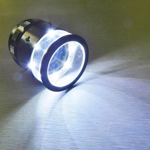 10X Stand Measuring Magnifier Scale Loupe with LED Light Mag