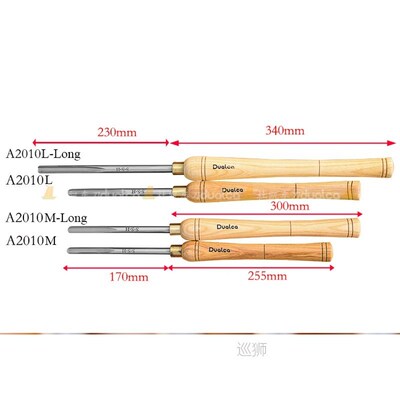 A2010 HSS Spindle Gouge Woodturning Tool