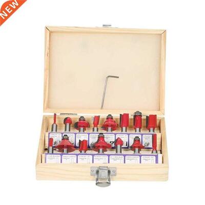 15PCS Milling Cutter Router Bit Set 8mm Shank Mill Woodworki