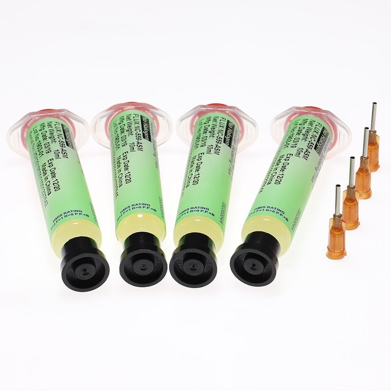 4pcs AMTECH NC-559-ASM BGA PCB No-Clean Solder Paste Welding