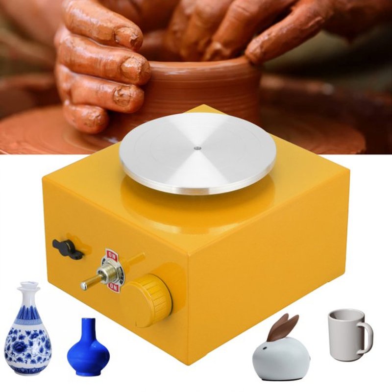 Electric Pottery Wheel Forming Machine With Tray & Sculp