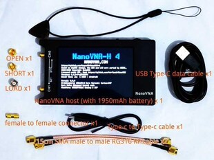 NanoVNA-H4 H 4inch LCD/VNA Vector Network yzer  battery Orig