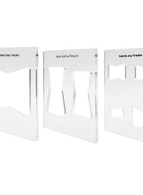 Bow Tie Board Splicing Template Conceal Defects Woodworking