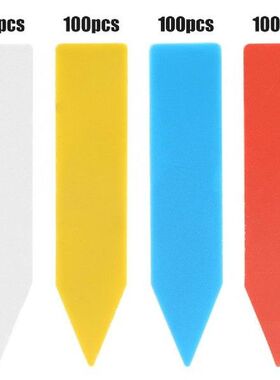 100pcs Multicolors Plants Labels Indoor Bonsai Name Tag