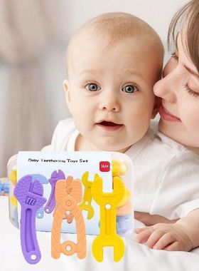 Baby Teether Toys 4 Pcs Teething Toys For Babies Silicone