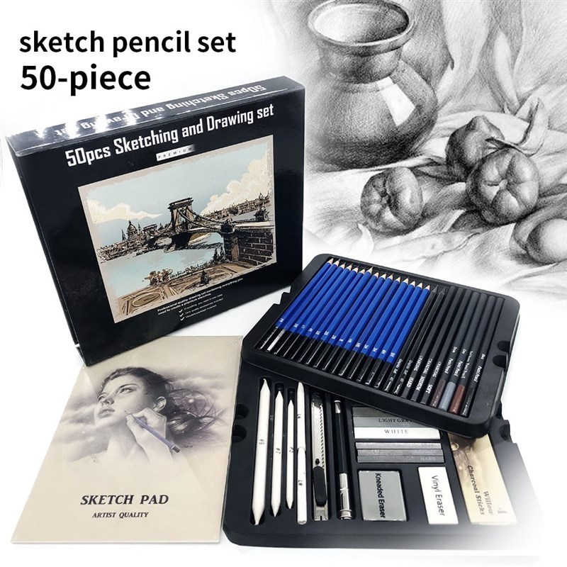 Pencils-Set Painting-Tool Art-Supplies Drawing Sketching Pro