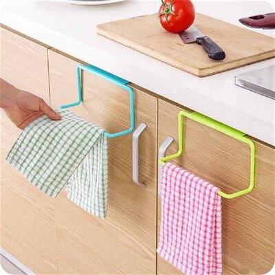 Over Door Towel Rack Bar Hanging Holder Bathroom Kitchen