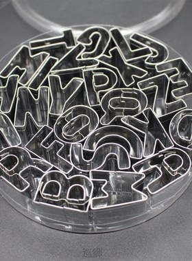 Stainless Steel Alphabet Letter Cookie Cutters Mold Biscuit