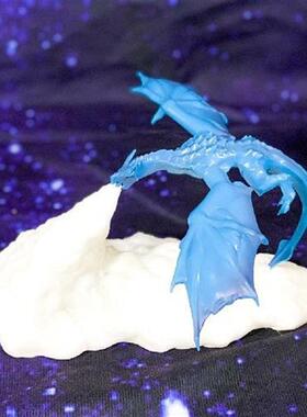 3D Printed Fire/Ice Dragon Atmosphere Light LED Lamps Eye