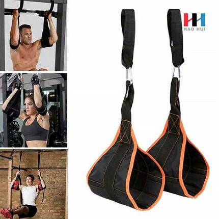 Pack of 2 Suspension Sling Strap Hooks Pull Up Bar Portable