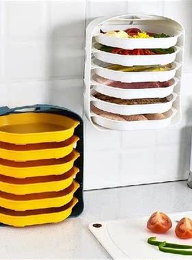 6 Layer Plastic Side Dish Rack Storage Tray Multi-Layer