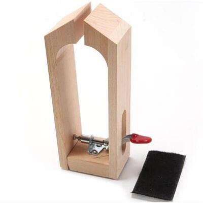 Leather Craft Retaining Clip Wood Tools Hand Tool Set Table