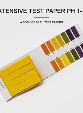 Water Quality Test Paper Range 1-14 PH Value Alkalinity Hard