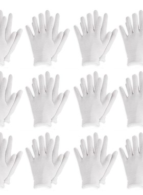 Thin Reusable Nylon Cotton Working Gloves Soft Glove for Dry