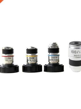 4X 10X 40X 100X High Quality Microscope Objective Lens Achro