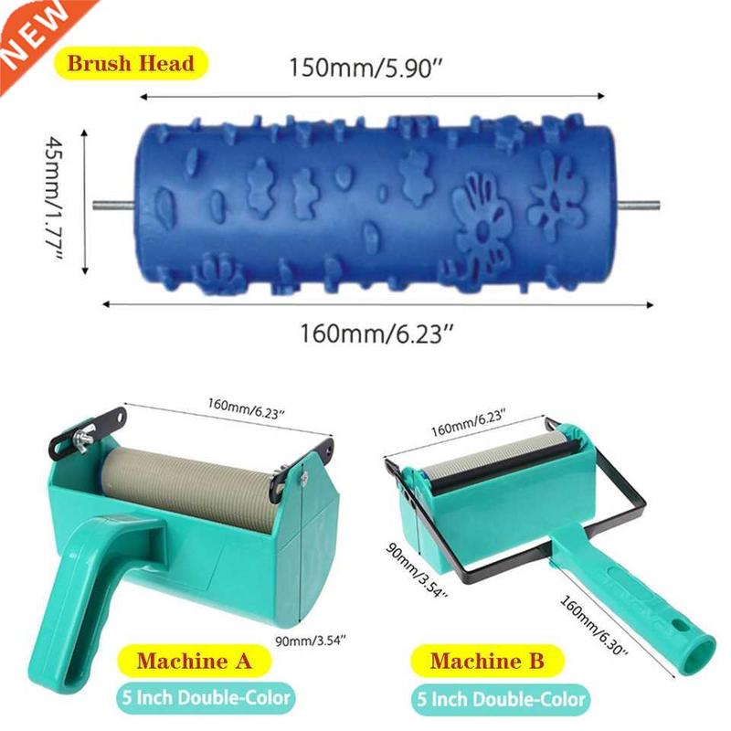 5 Inch Wall Decoration Paint Painting Machine Roller Brush T