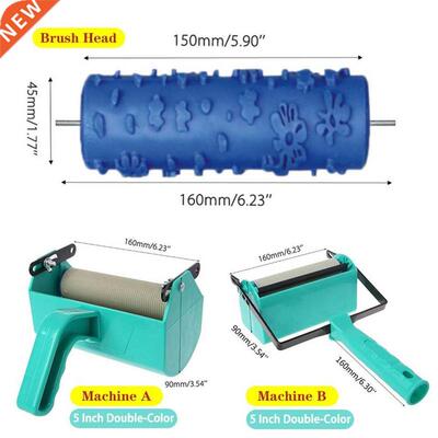 5 Inch Wall Decoration Paint Painting Machine Roller Brush T