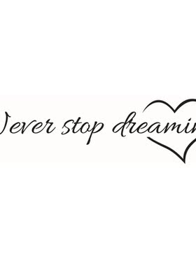 English Phrase Inspirational Wall Stickers Living Room Bedro