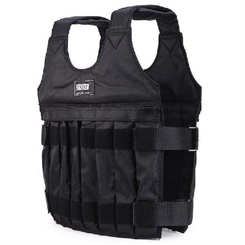 Adjustable Weight Vest Breathable Mesh Training Jacket For