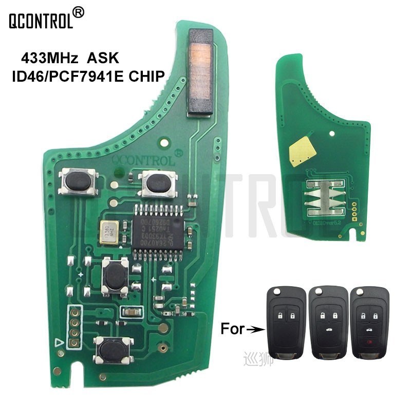 Car Control Remote Key Electronic Circuit Board for Opel/Vau