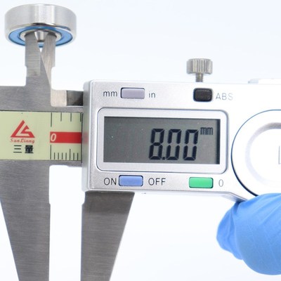 FUSHI 698 2RS Bearings Blue Sealed 8x19x6 mm , ABEC-3 698rs