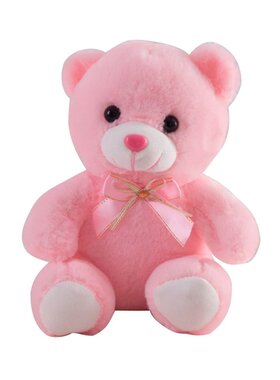 Romantic Pink Glowing Bear Glitter Teddy Plush Doll Toy
