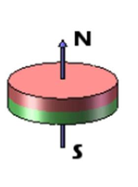 2PCS dia0x20mm SmCo2:17 Rare Earth Cobalt Max.50 Degree Ce