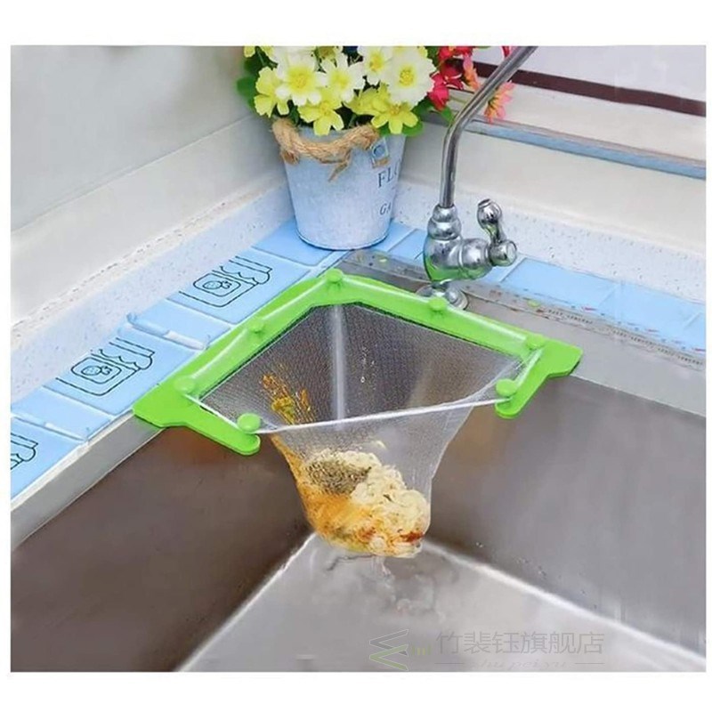 1/PCS Triangle Filter Sink Strainer Bag Sink Net Triangular