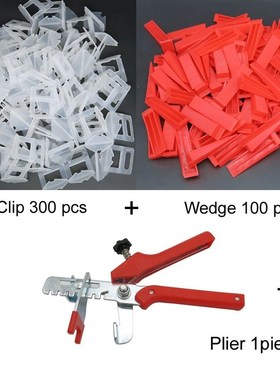 401pcs tile leveling system 3mm 300pcs clips 100pcs Wedges