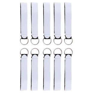 Sublimation Neoprene 10Pcs Blank Strap Wristlet Lanyards