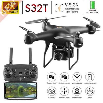 CEVENNESFE New S32T Drone WiFi FPV RC Drone 4K/1080P Wide An