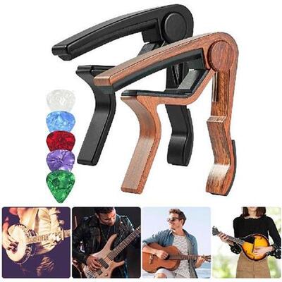 2pcs Guitar Capo Aluminum Alloy Professional Guitar Tuner
