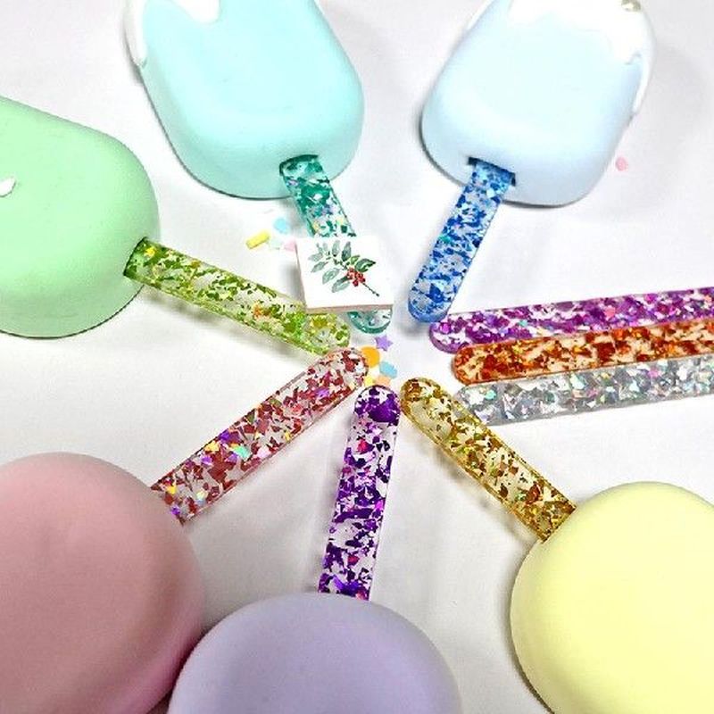 Acrylic Cakesicle Sticks 10Pcs Ice Cream Sticks For Ice Pop