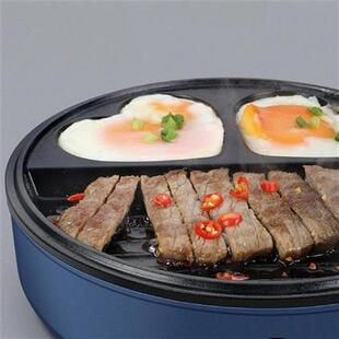 Egg Frying Pan 2 Cup Non Stick Ham Burger Maker Steak Bacon