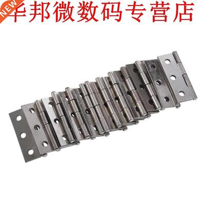 20pcs zilver kastdeur roestvrijstalen scharnieren top 44mm l