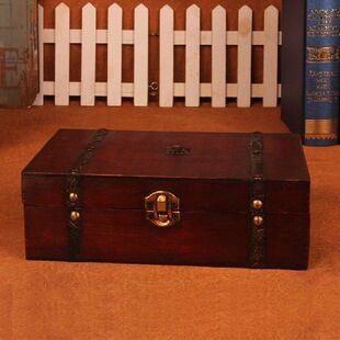 Jewelry box retro household goods tabletop storage box do