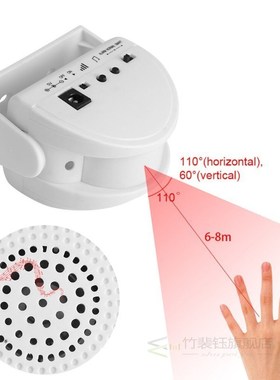 New Wireless Door Bell Welcome Guest Sensor Alarm PIR Motion