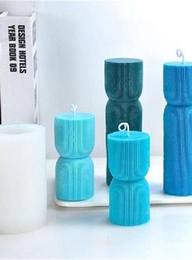 3D Pillar Candle Mold Non-stick Easy to De-mold Epoxy Resin