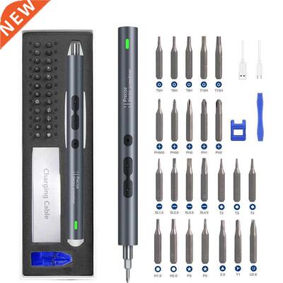 Precision Electric Screwdriver 24 Pcs S2 Alloy Steel Bit Scr