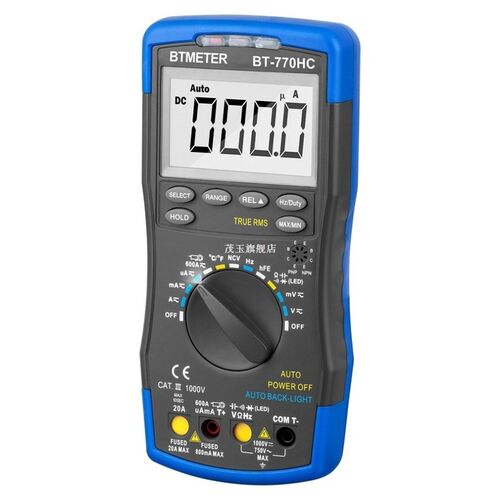 BTMETER BT-770HC Multimeter True RMS Auto Varying Digital Mu
