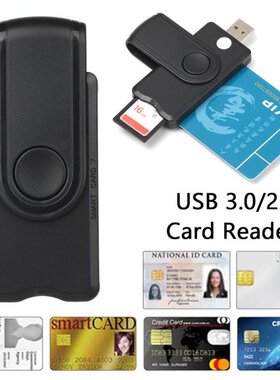 Hot Sale USB 3.0 2.0 Smart Card Reader Micro SD TF Memory ID
