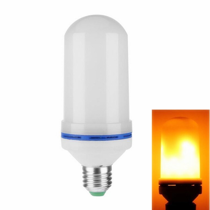 LED Flame Lamp E27 E26 B22 E14 E12 Light Bulb Flame Effect