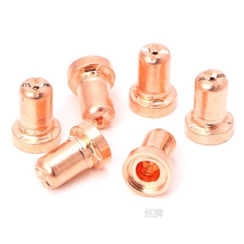 60PCS Red Copper Extended Long Plasma Cutter Tip Electrodes&