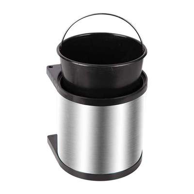 Stainless Steel Trash Can For Kitchen Garbage Poubelle