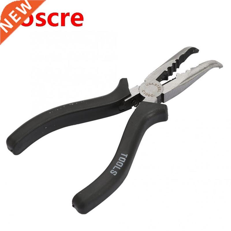 6'' Slimline Bent Nose Pliers Round Curved N