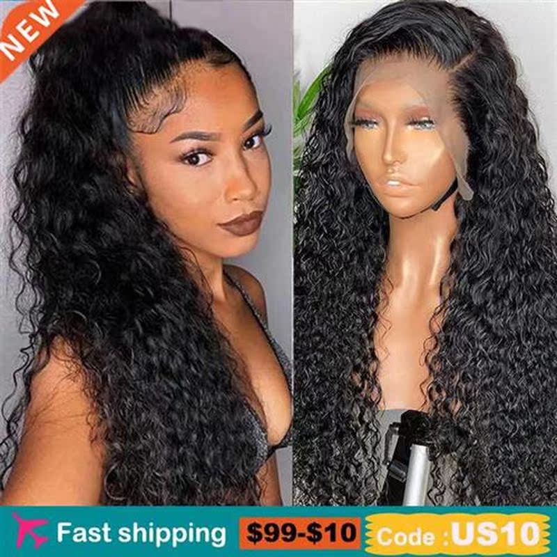 HD Lace Frontal Wig Human Hair Water Wave Lace Front Wig 13x