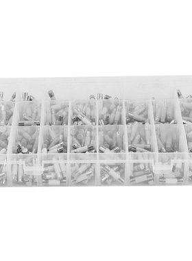 360Pcs 24Values 5X20mm Fast Blow Ceramic Fuse 250V 0.1A 0.25