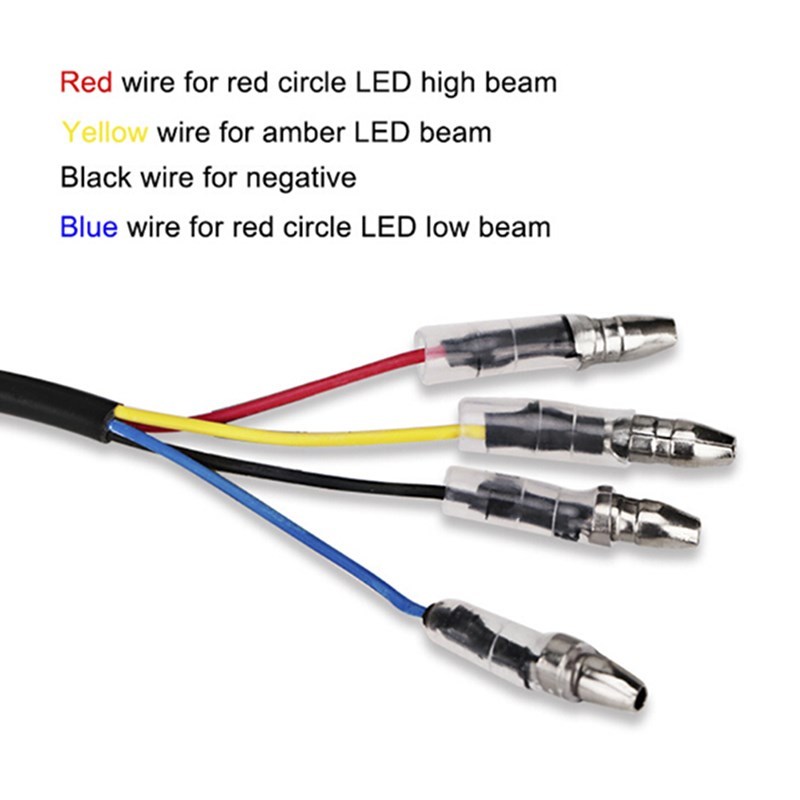 Motorcycle Bike LED Amber red Turn Signal Blinker Light Indi