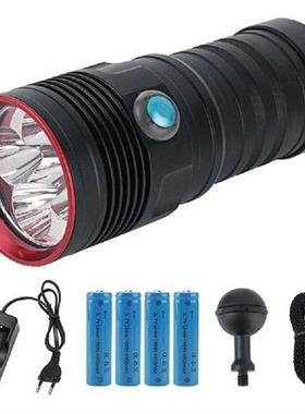 LED Diving Torch Flashlight Underwater 80M Waterproof